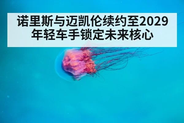 诺里斯与迈凯伦续约至2029 年轻车手锁定未来核心